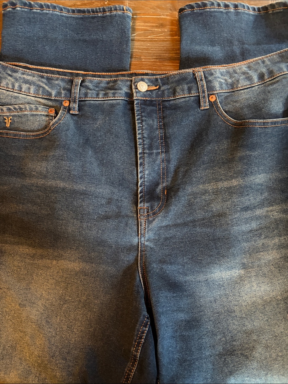 Frye High Rise Cuff Denim Jeans in Amari Wash - Picture 8 of 15
